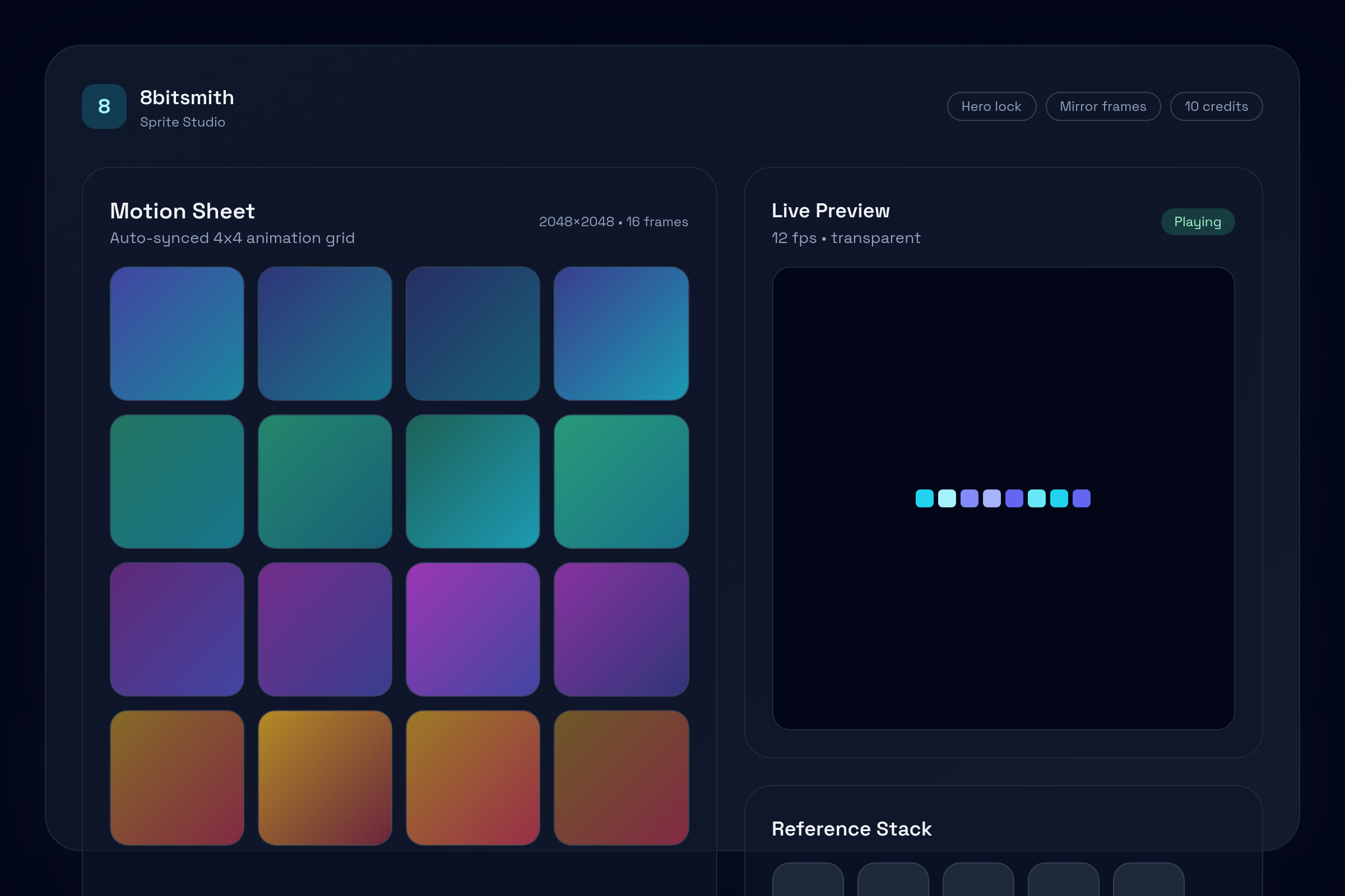 Sprite Studio preview